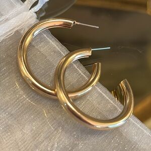 Tube Hoop Earrings